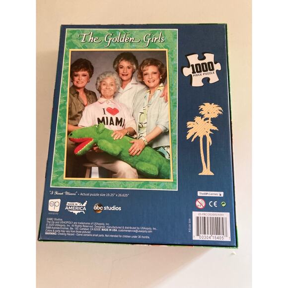 The Golden Girls Puzzle The OP 1000 Pc Like New! - Picture 2 of 3